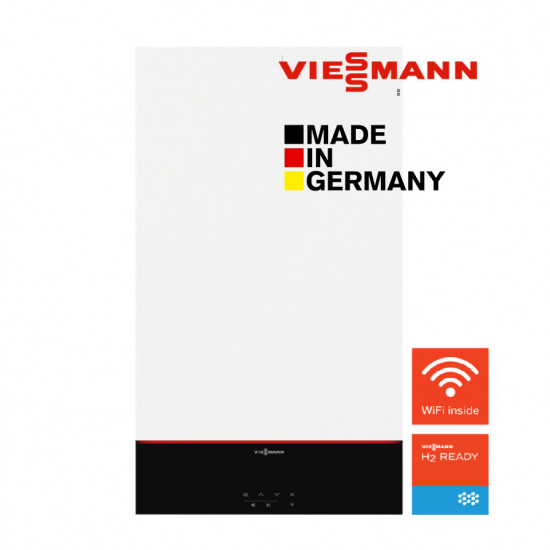 Viessmann Vitodens 100 Вт Конденсационный Комби 25 кВт+дымоход