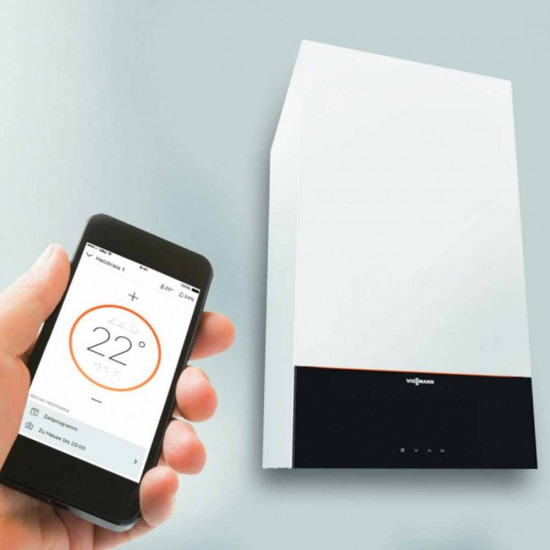 Viessmann Vitodens 100 Вт Конденсационный Комби 25 кВт+дымоход